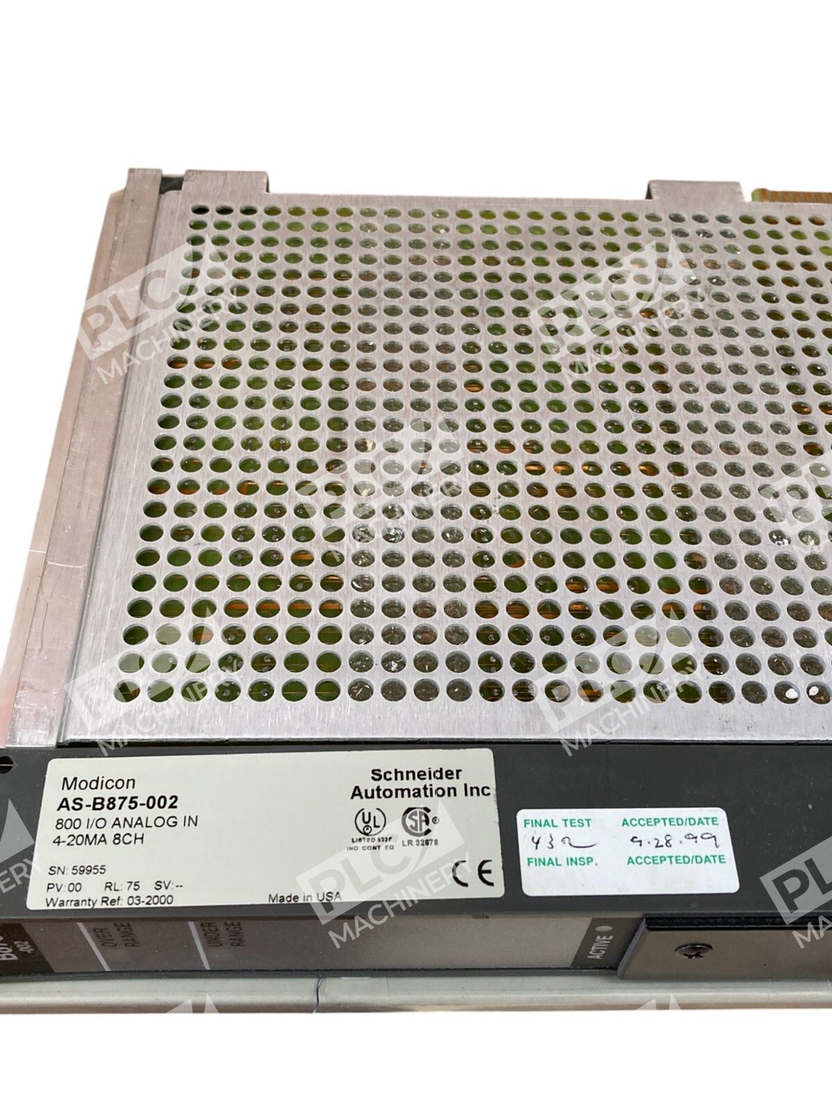 Modicon AEG Schneider B875-002 4-20MA 1-5V Analog Input AS-B875-002 - Image 7