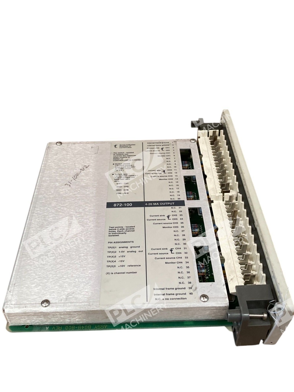 Modicon AEG Schneider B872-100 4-20MA Analog Current Output AS-B872-100 - Image 6