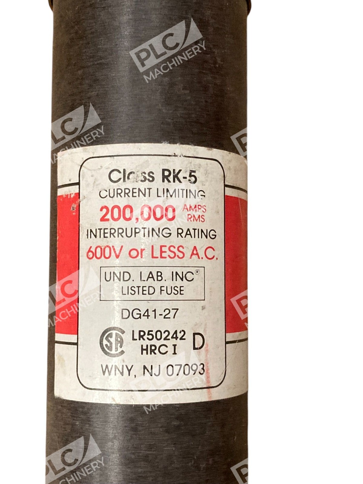 Cefco Cefcon Class RK-5 Dual Element 600V 125A Time Delay Fuse CRS-R125 - Image 5