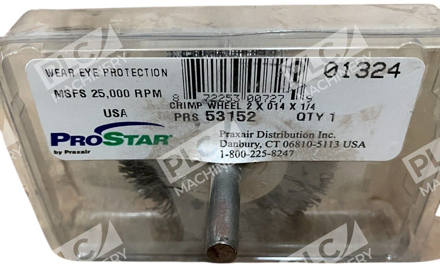 Praxair MSFS 25,000RPM 01324 2x.014x1/4 Crimp Wheel ProStar PRS 53152 - Image 3
