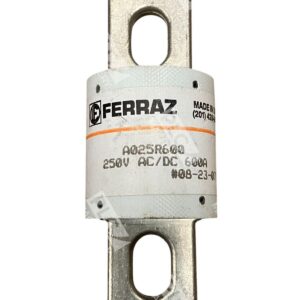 Ferraz A025R600 - Ferraz 250V AC/DC #08-23-070007 600A Fuse A025R600