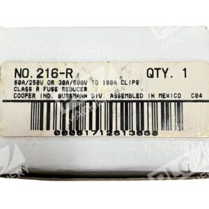Cooper 216-R - Cooper Bussmann 60A/250V Or 30A/600V To 100A Clips Class R F