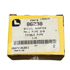 Lawson 86238 - Lawson Male Pipe 3/8 Female Pipe 1/2 Swivel Adapter 86238 (B