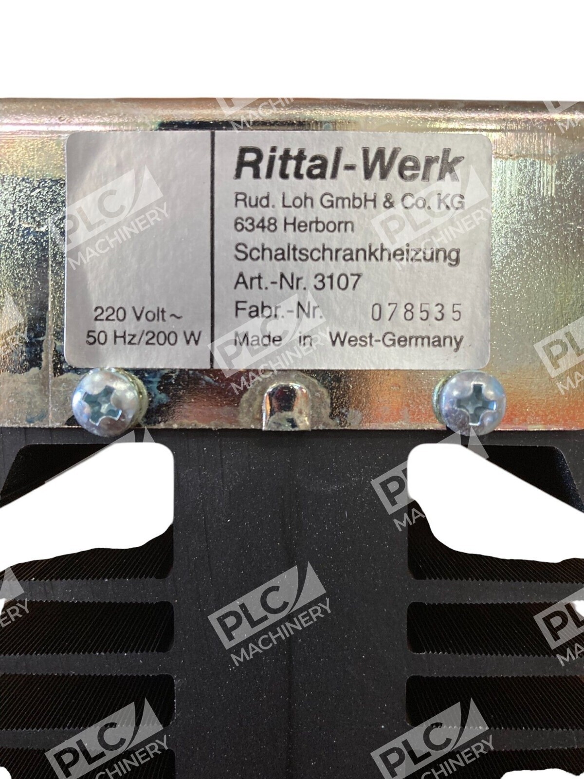 Rittal 220VAC 200/214W Panel Heater SK3107 - Image 10