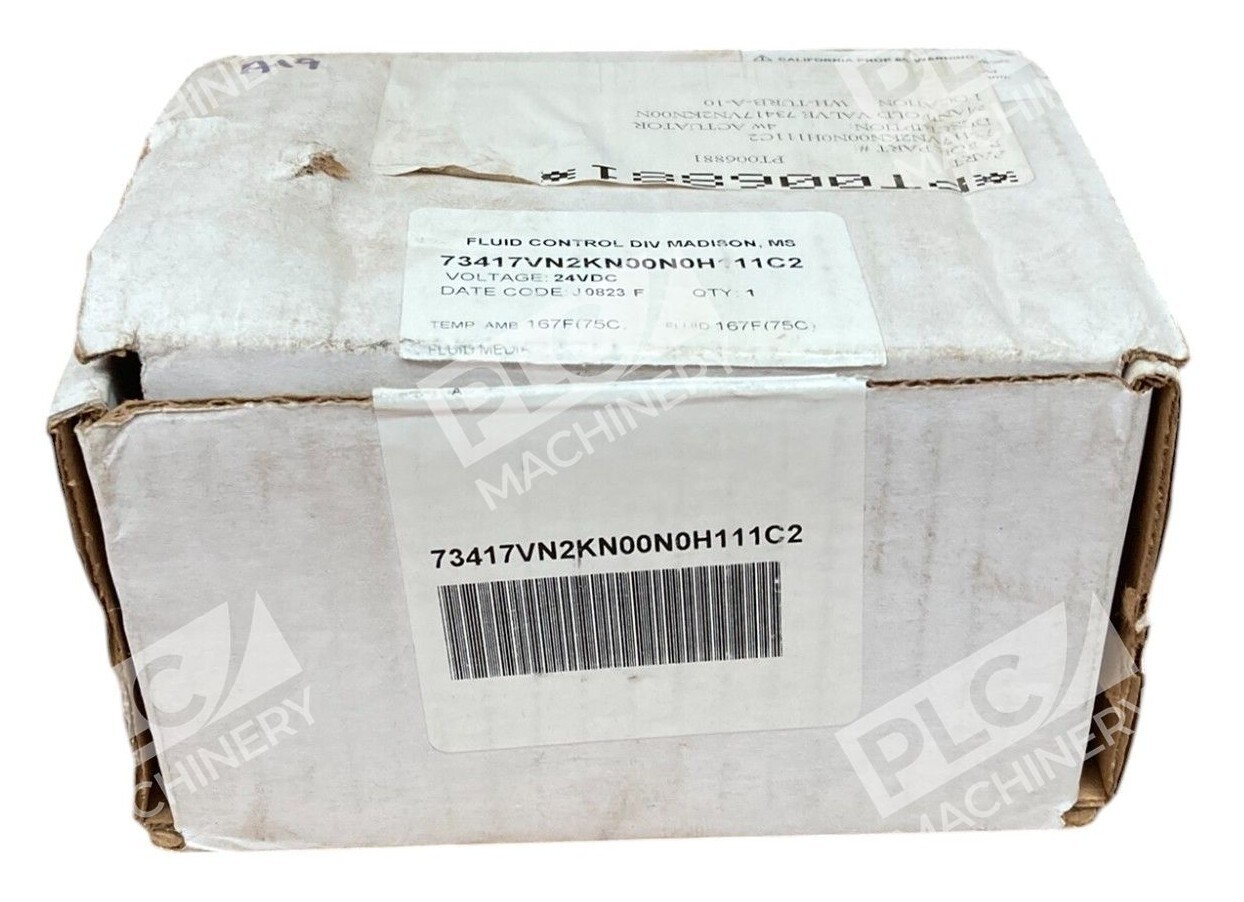 Parker 73417VN2KN00N0H111C2 - Parker Fluid Control 24VDC 4-Way Solenoid Valve 73417VN2KN00