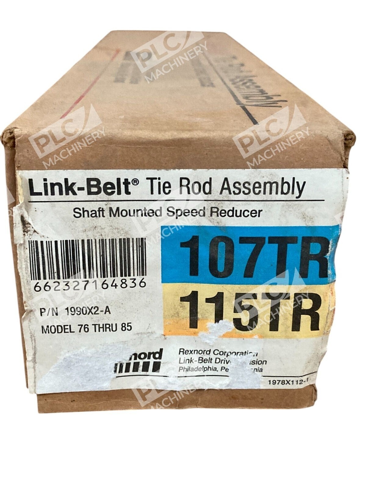 Rexnord 1990X2-A - Rexnord 107TR 115TR Link-Belt Tie Rod Assy Shaft Mounted Spe