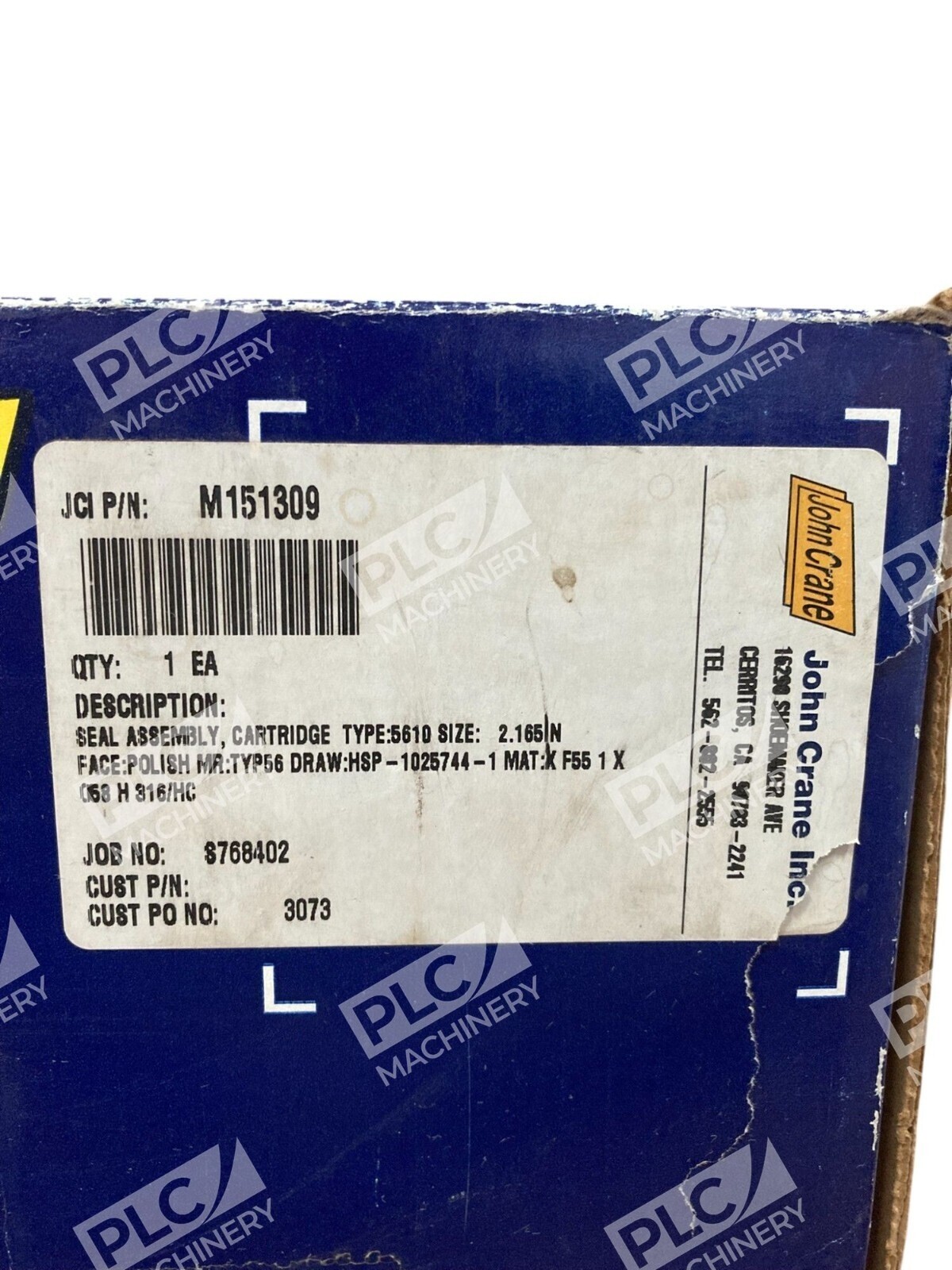 John Crane Inc 5610 2.165" Cartridge Seal Assembly M151309 - Image 4