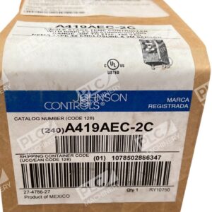 Johnson A419AEC-2C - Johnson Controls A419 Single Stage Temperature Controller A4