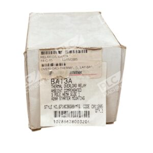 Cutler Hammer BA13A - Cutler Hammer 3 Pole A200 Thermal Overload Relay BA13A