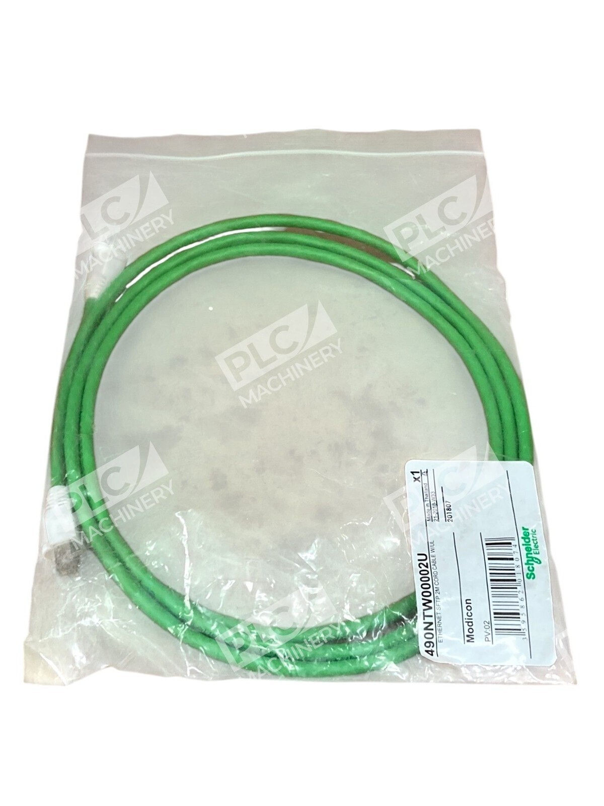Schneider 490NTW00002U - Schneider Electric Modicon Ethernet SFTP 2M Cord Cable W/ UL