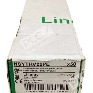 Schneider NSYTRV22PE - Schneider Electric Green-Yellow Ground Screw Terminal NSYTRV