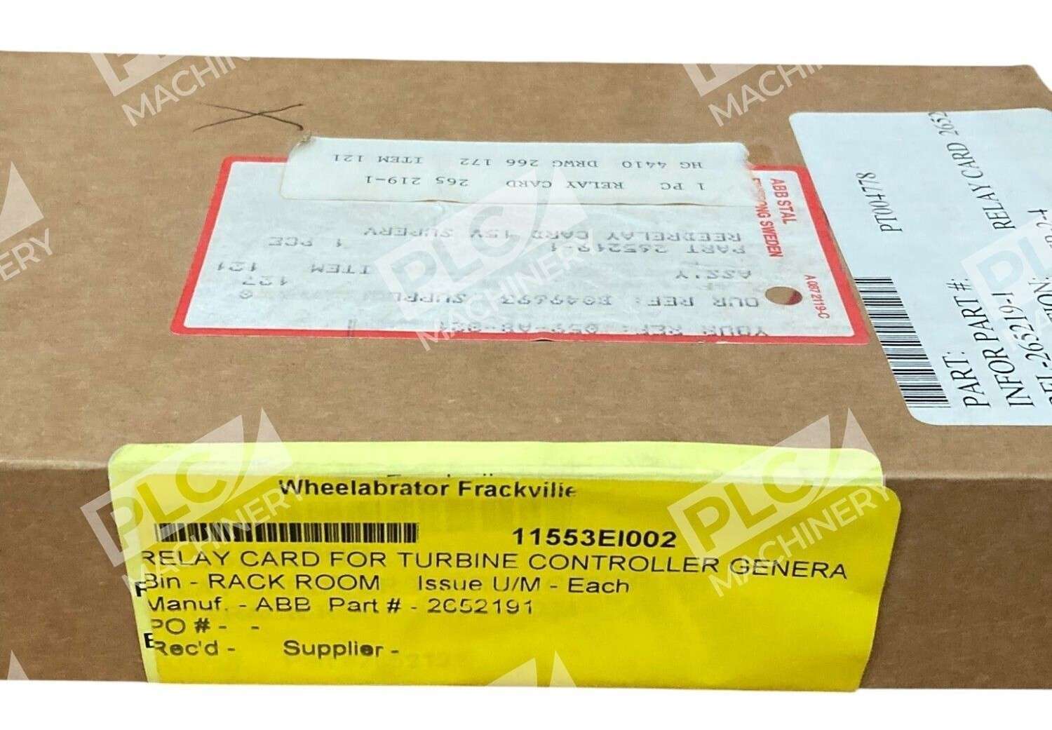 ABB 265219-1 - ABB Stal AE 25043 K1 13.25.04.3A0 Reed Relay Card 15V Module