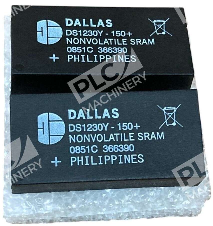 Dallas DS1230Y-150+ - Dallas 0851C 366390 Nonvolatile SRAM DS1230Y-150+ (lot of 2)
