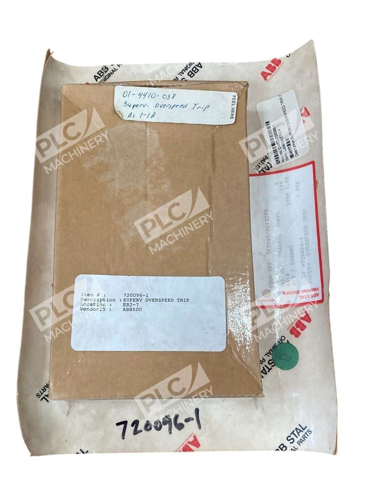 ABB Stal Supervisor Overspeed Trip Module 720096-1 - Image 3
