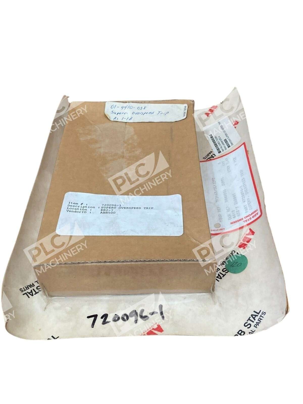 ABB 720096-1 - ABB Stal Supervisor Overspeed Trip Module 720096-1