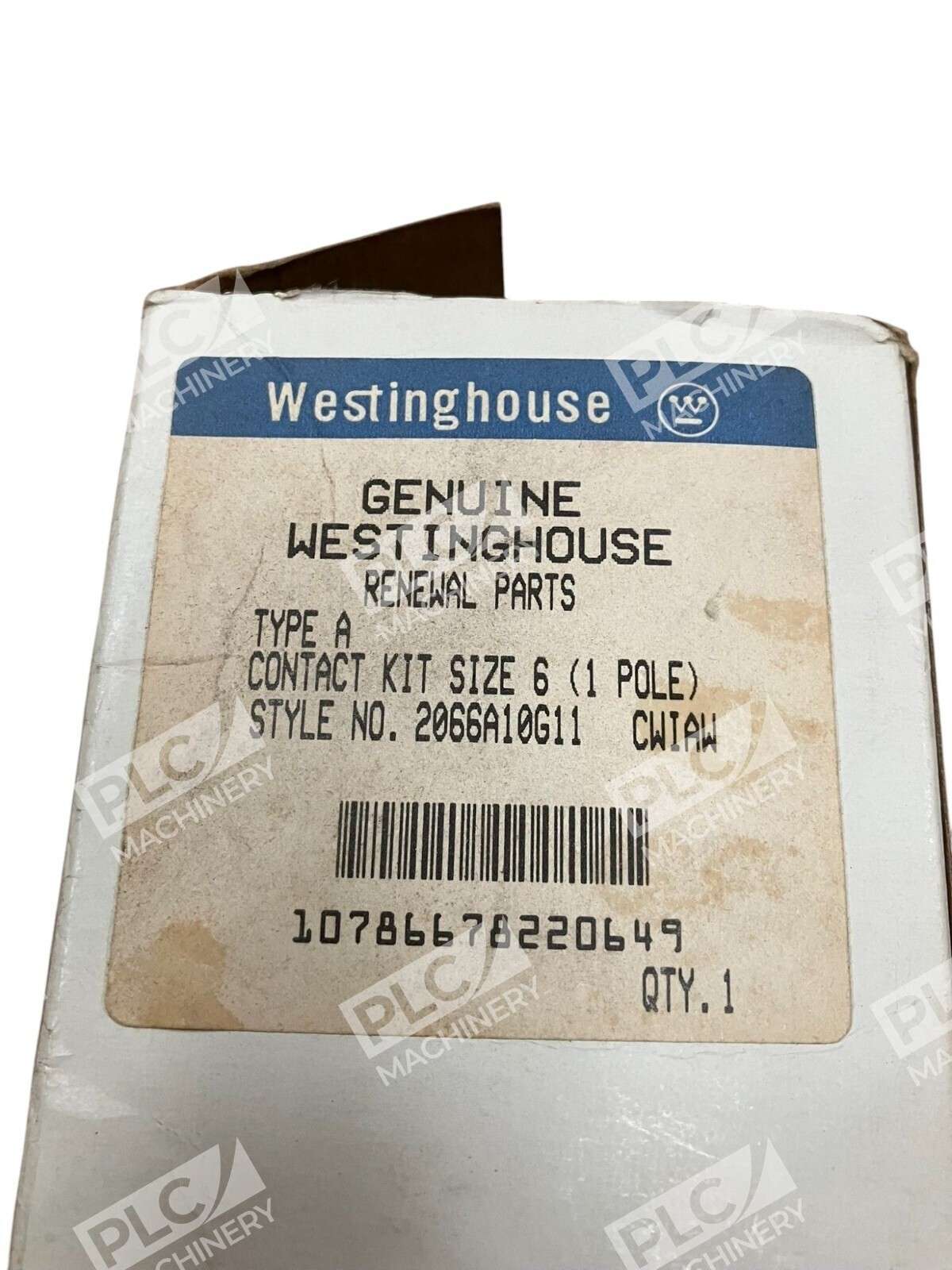 Westinghouse Type A 1 Pole Size 6 CWIAW Contact Kit 2066A10G11 - Image 3