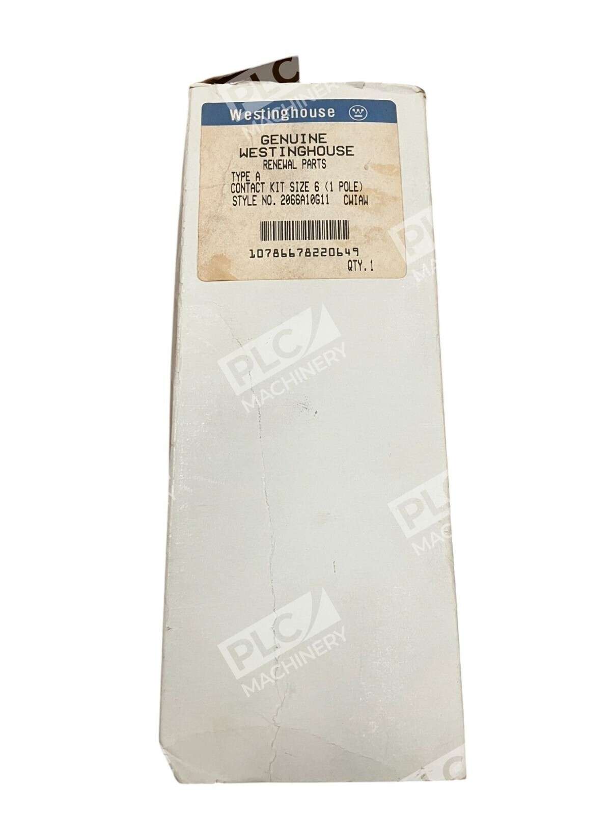 Westinghouse 2066A10G11 - Westinghouse Type A 1 Pole Size 6 CWIAW Contact Kit 2066A10G