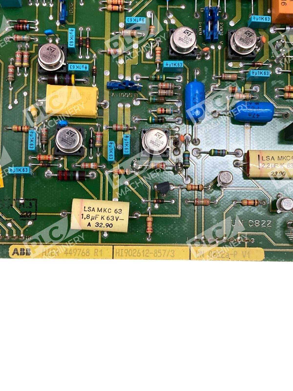 ABB HI902612-857/3 UN 0822a-P V1 PCB Circuit Board HIER 449768 R1 - Image 8