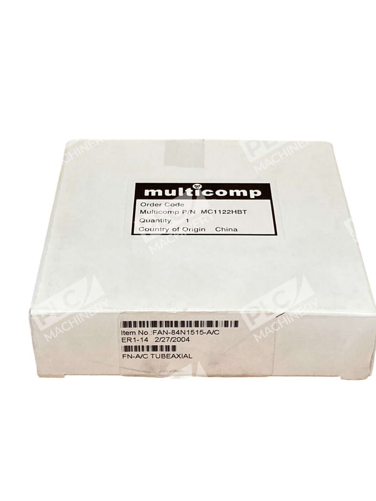 Multicomp MC1122HBT - Multicomp 115VAC 0.19A Impedance Protected AC Fan MC1122HBT