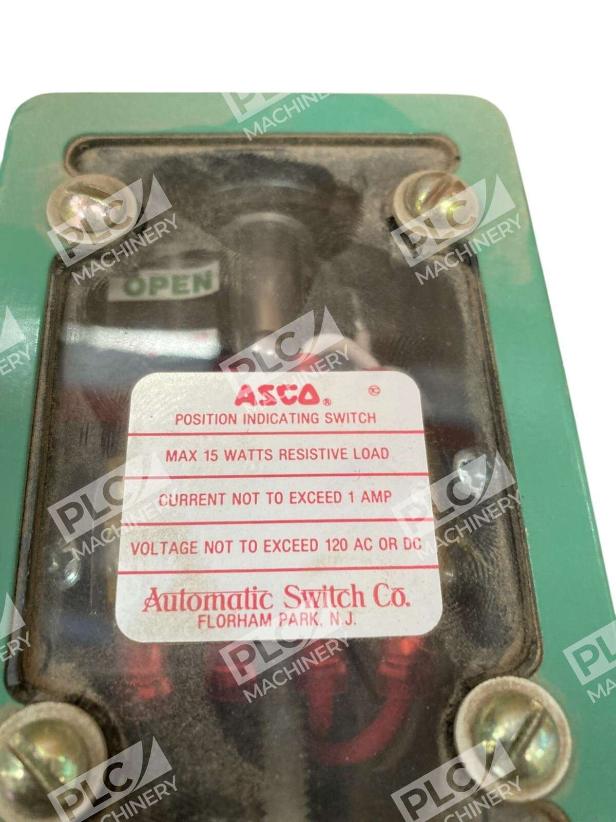 ASCO Red Hat 8043B038 110/120V 3/4"Pipe 69W Fuel Gas 20PSI Valve 8043B38 - Image 3