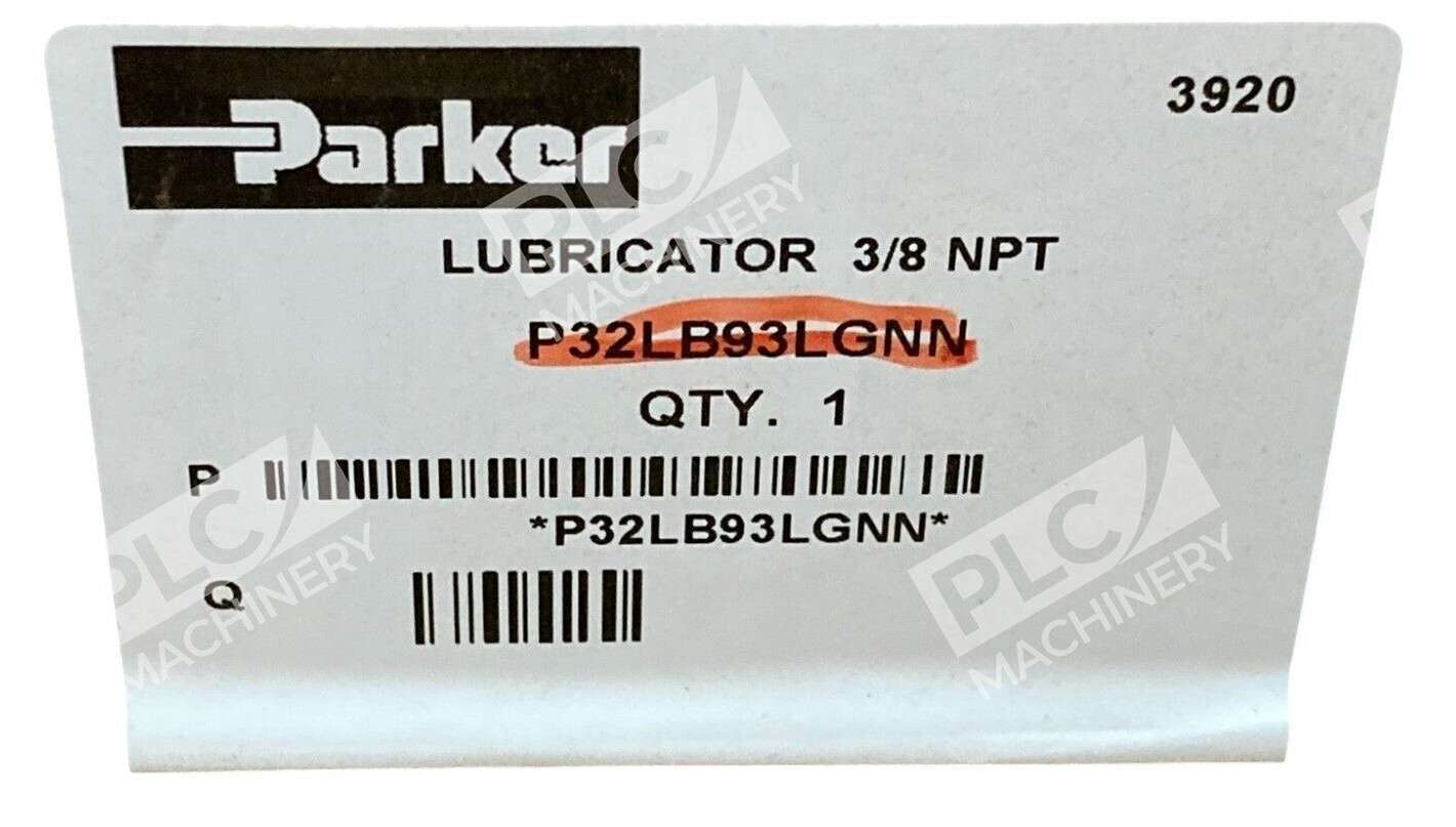 Parker JU9O5WFE 3920 3/8" NPT Lubricator P32LB93LGNN - Image 3