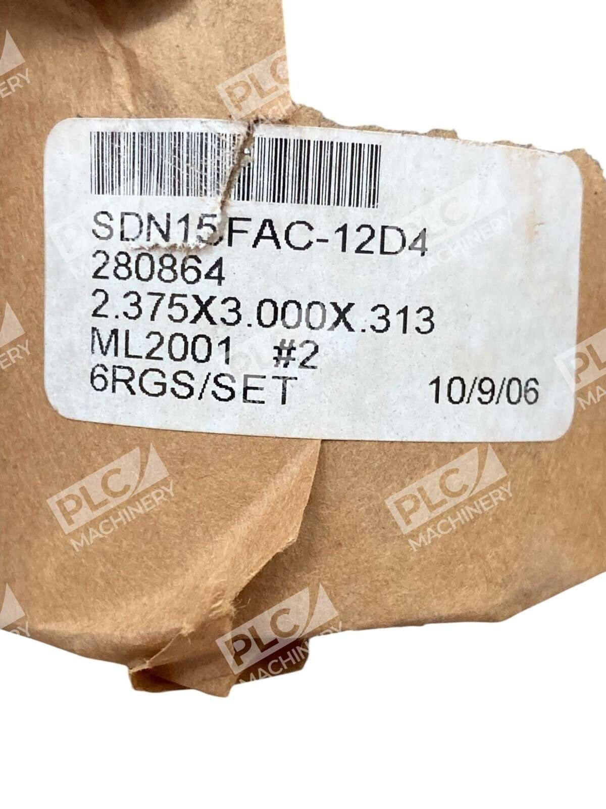 SEP 280864 2.375X3.000X0.313 ML2001 #2 6RGS/SET Graphite Packing SDN15FAC-12D4 - Image 4