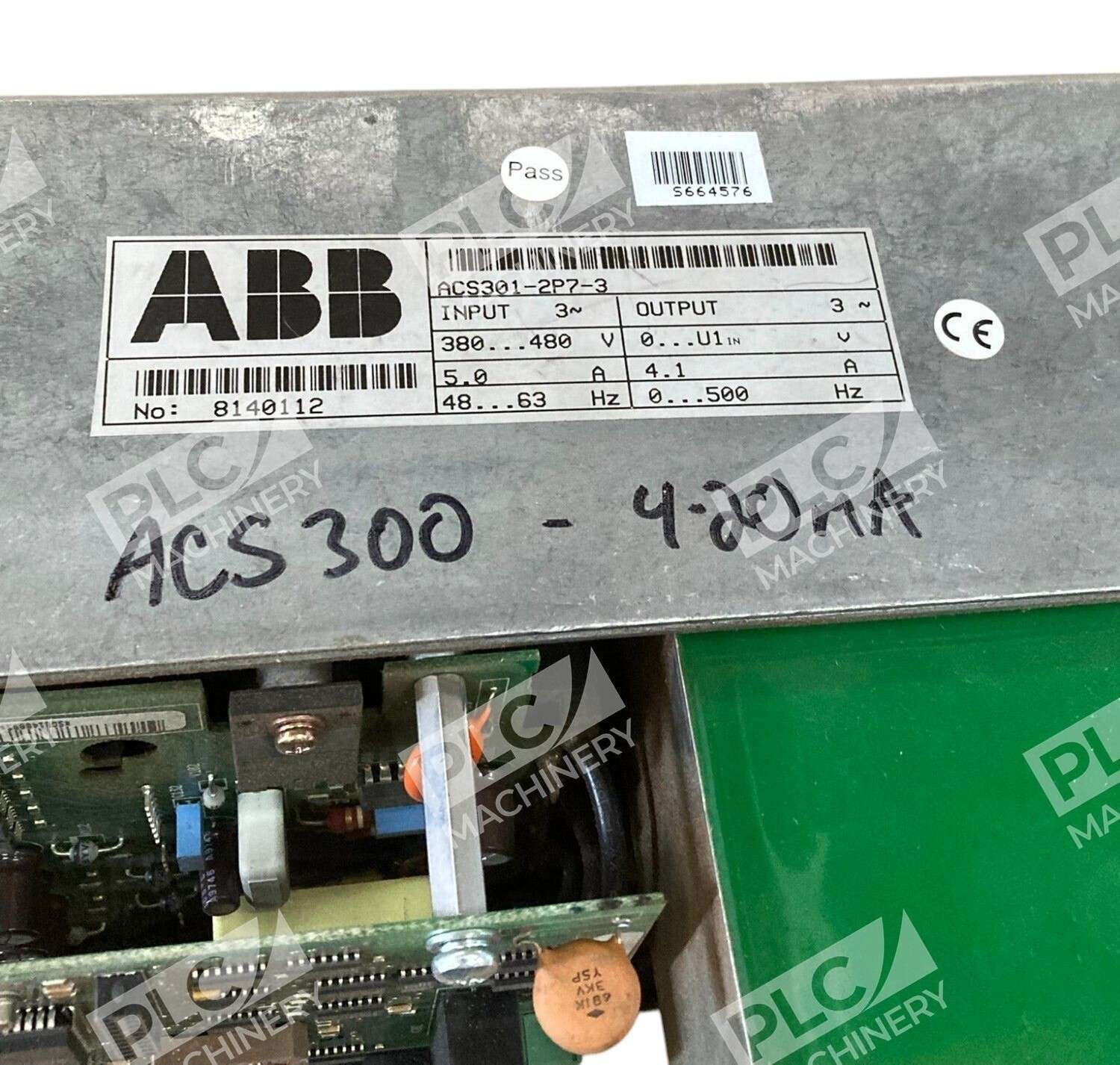 ABB 5A 3 Phase Type ACS300 Frequency Converter AC Drive ACS301-2P7-3 - Image 6
