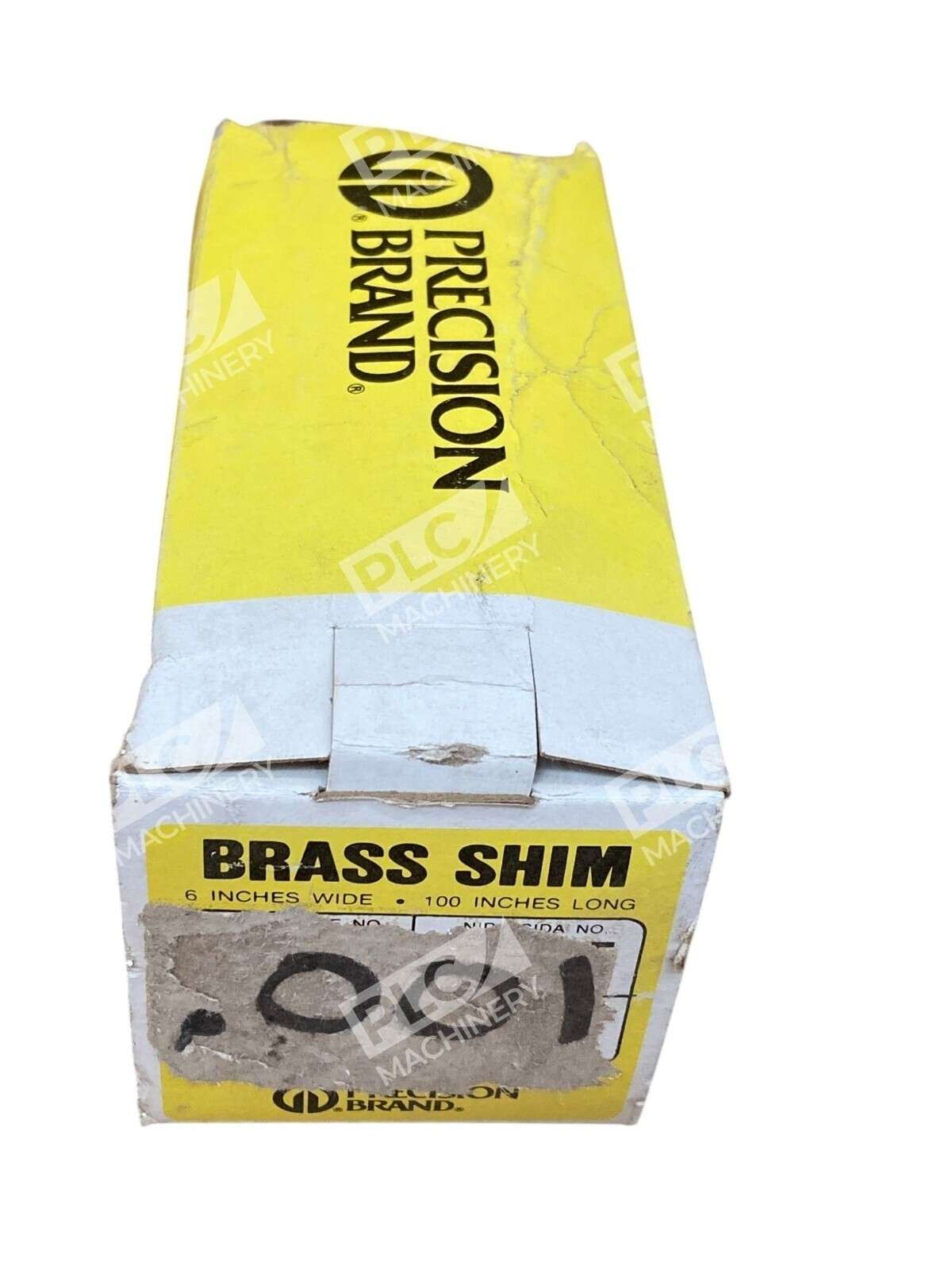 Precision .001 6"Width 100"Long Brass Shim - Precision Brand Products .001 6"Width 100"Long Brass Shim