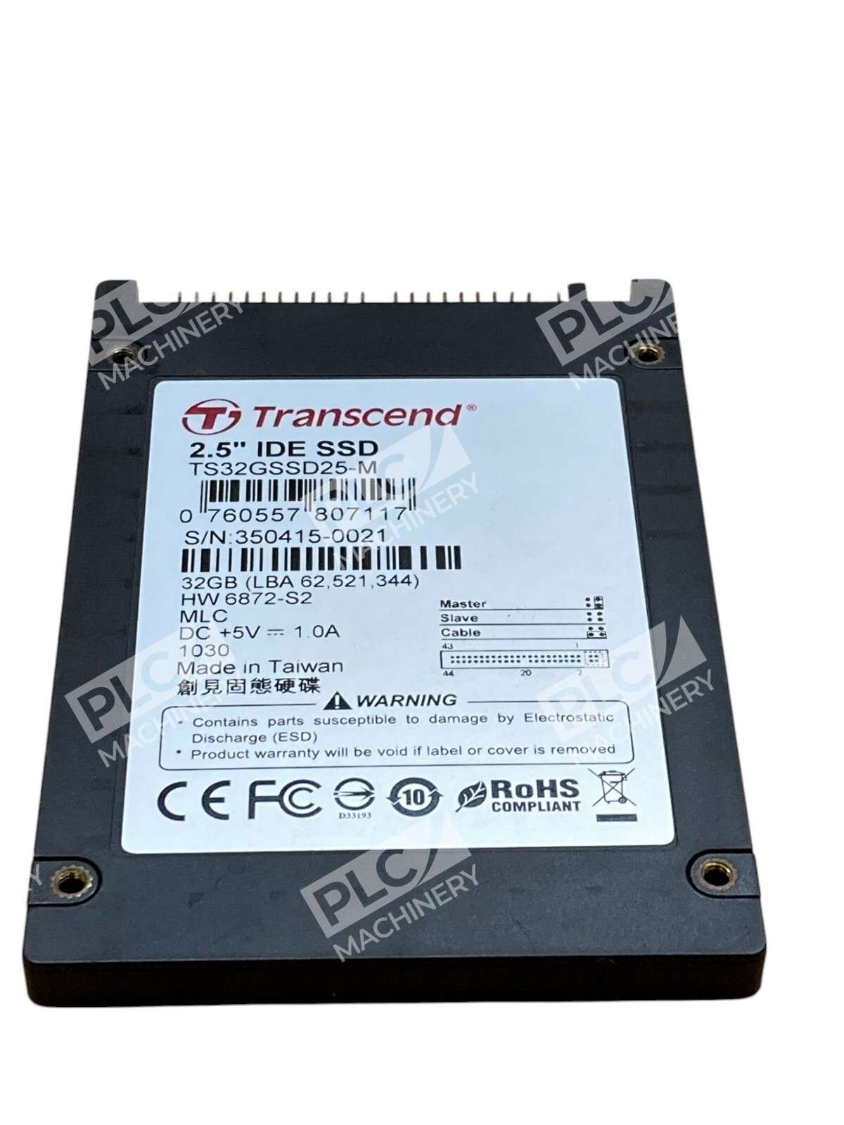 Transcend TS32GSSD25-M - Transcend 32GB SATA II 2.5" IDE SSD Solid State Drive TS32GS