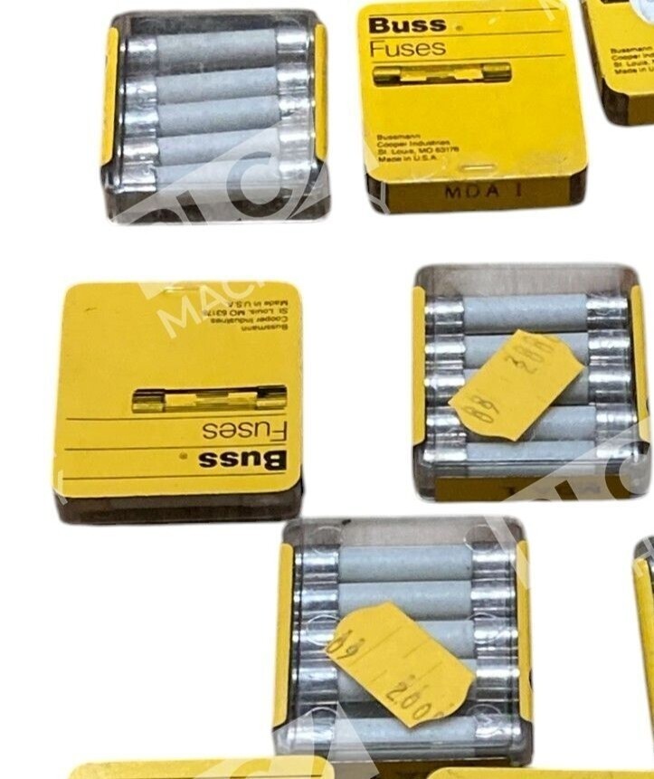 Cooper MDA 1 - Cooper Bussmann Buss Box Of 5 1A Fuses MDA 1 (lot of 5)