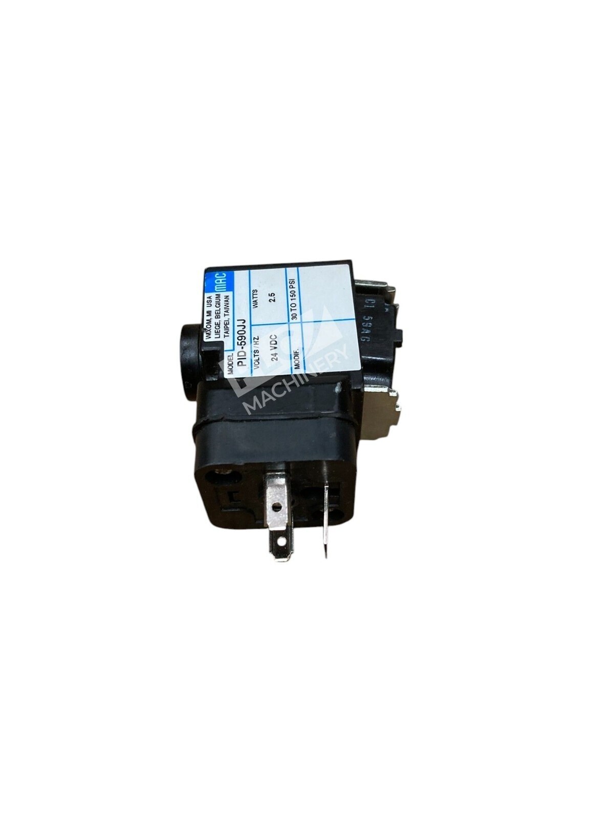 MAC 24VDC 2.5W 30-150PSI Valve PID-590JJ - Image 4