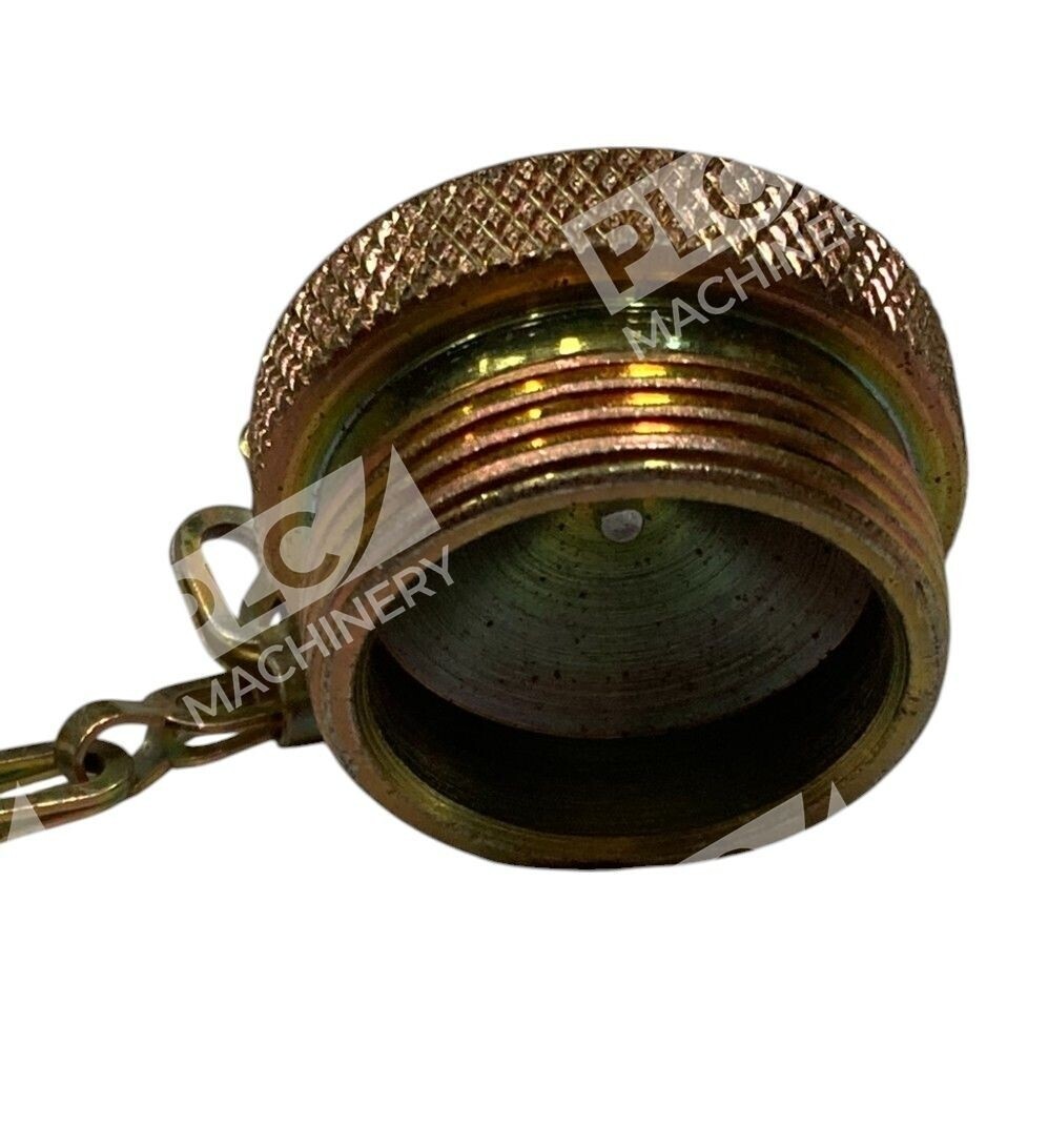 Brass 1" Threaded Filler Cap and Chain - Image 3