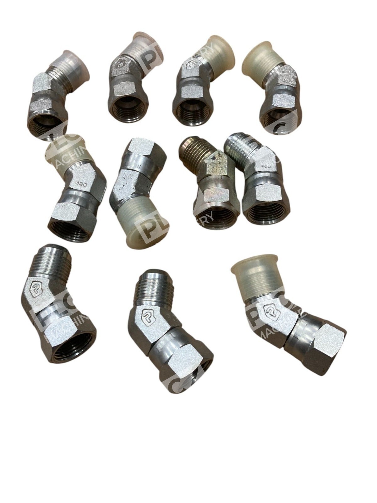 Parker V6X-S - Parker Swivel Nut Elbow Fitting 45Deg V6X-S (lot of 4)