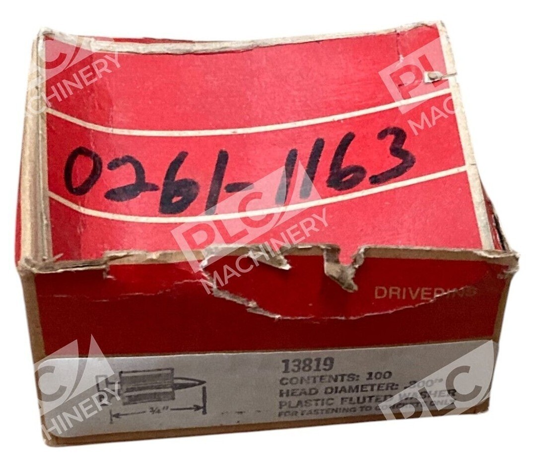 ITT 13819 - ITT 0.300" Head 3/4" Length Plastic Flushed Washer Drive Pin