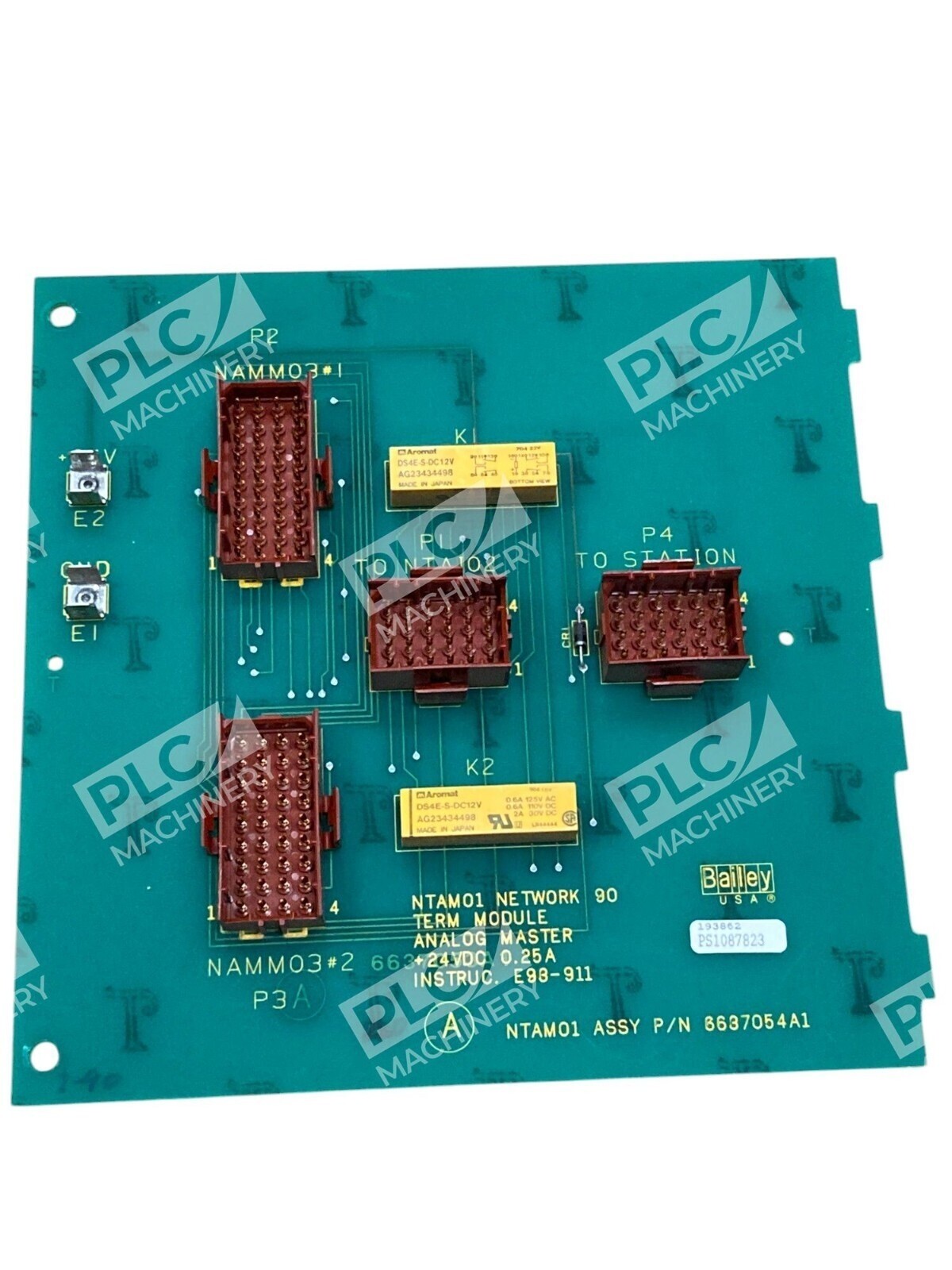 Bailey ABB 0.25A E93-911 NTAM01 NAMM03#2 Term Module Analog Master 6637054A1 - Image 3