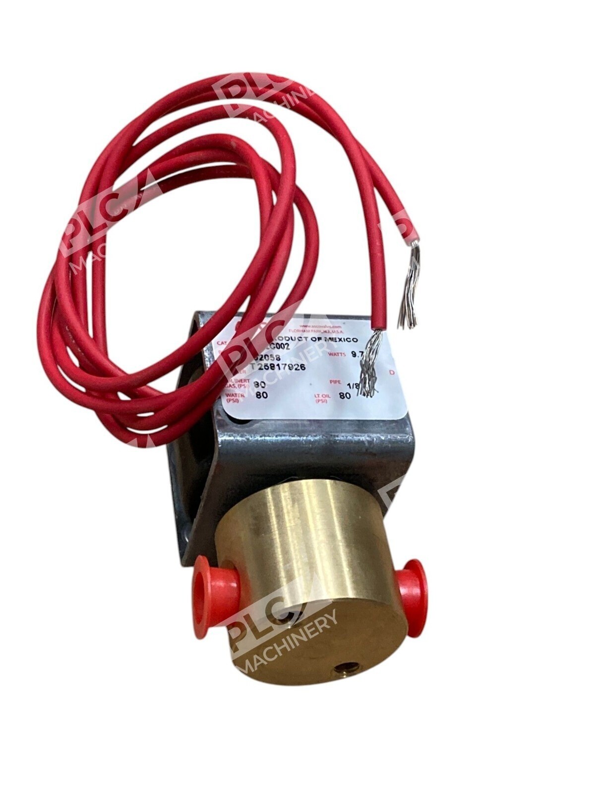 ASCO P8262C002 Red Hat T25817926 ISO9001:2015 9.7W Solenoid Valve - Image 4