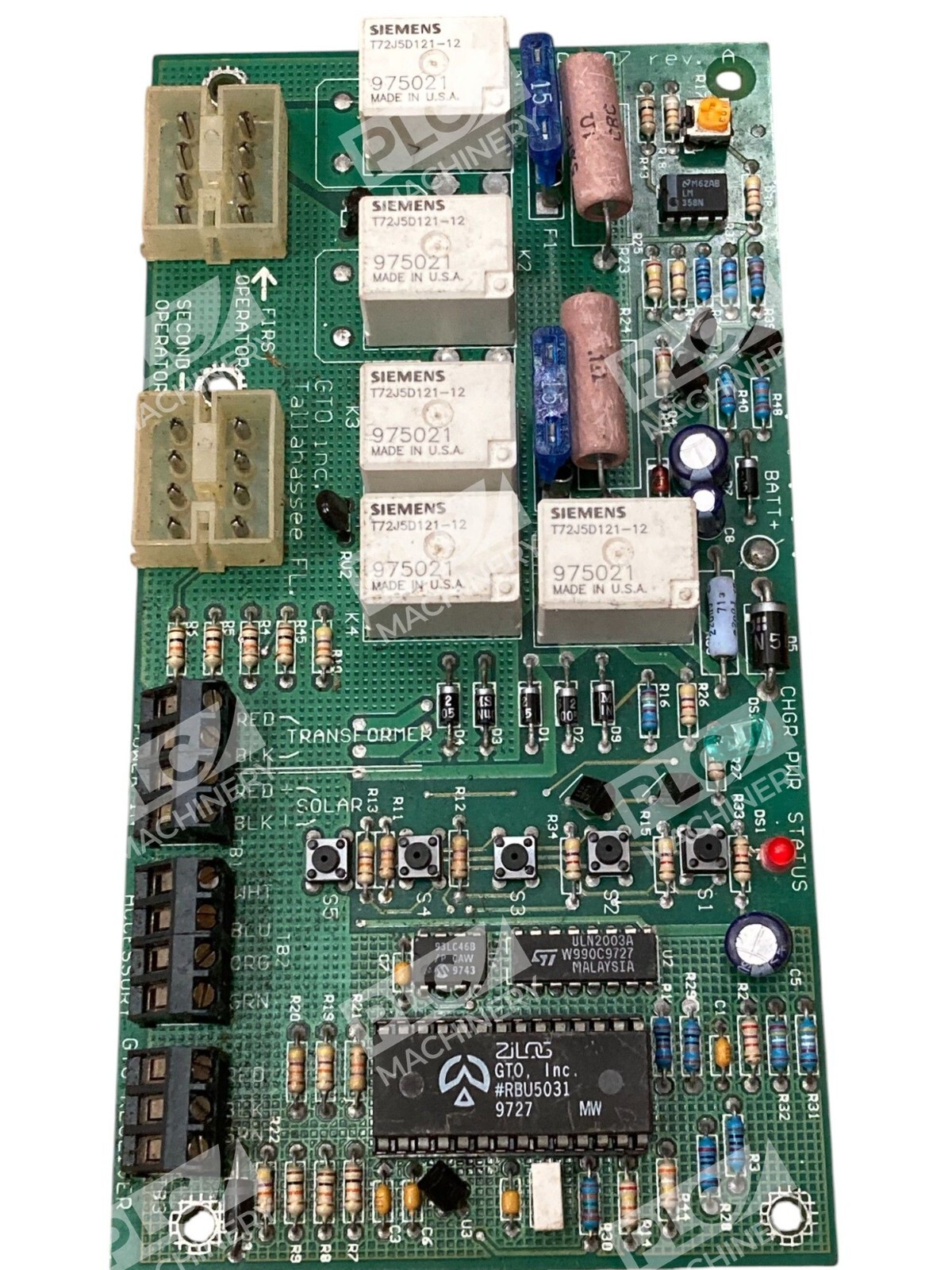 GTO Inc Reciever PCB Circuit Board RBR1007 Rev A - Image 3