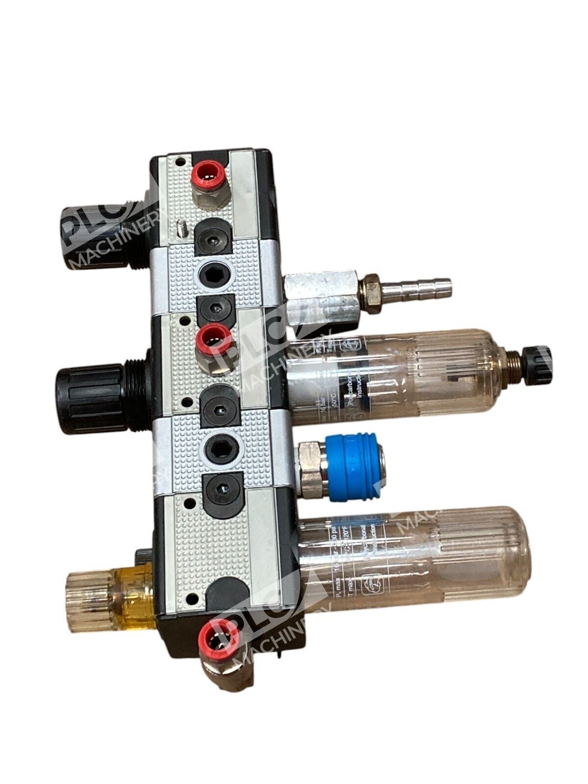 Airtec Pneumatic Manifold Assembly - Airtec Ball Valves Regulator Solenoid Valves W/ Pneumatic Ma