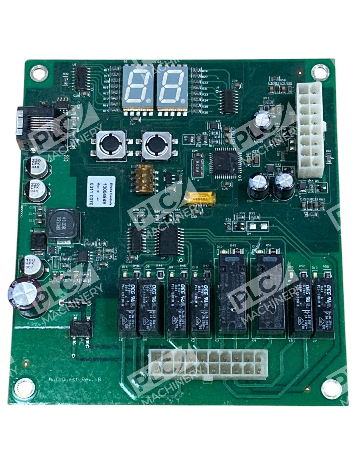 Elreha Controls Ver 0311 0070 AutoQuest Rev B PCB Circuit Board 10004849 Rev B - Image 3