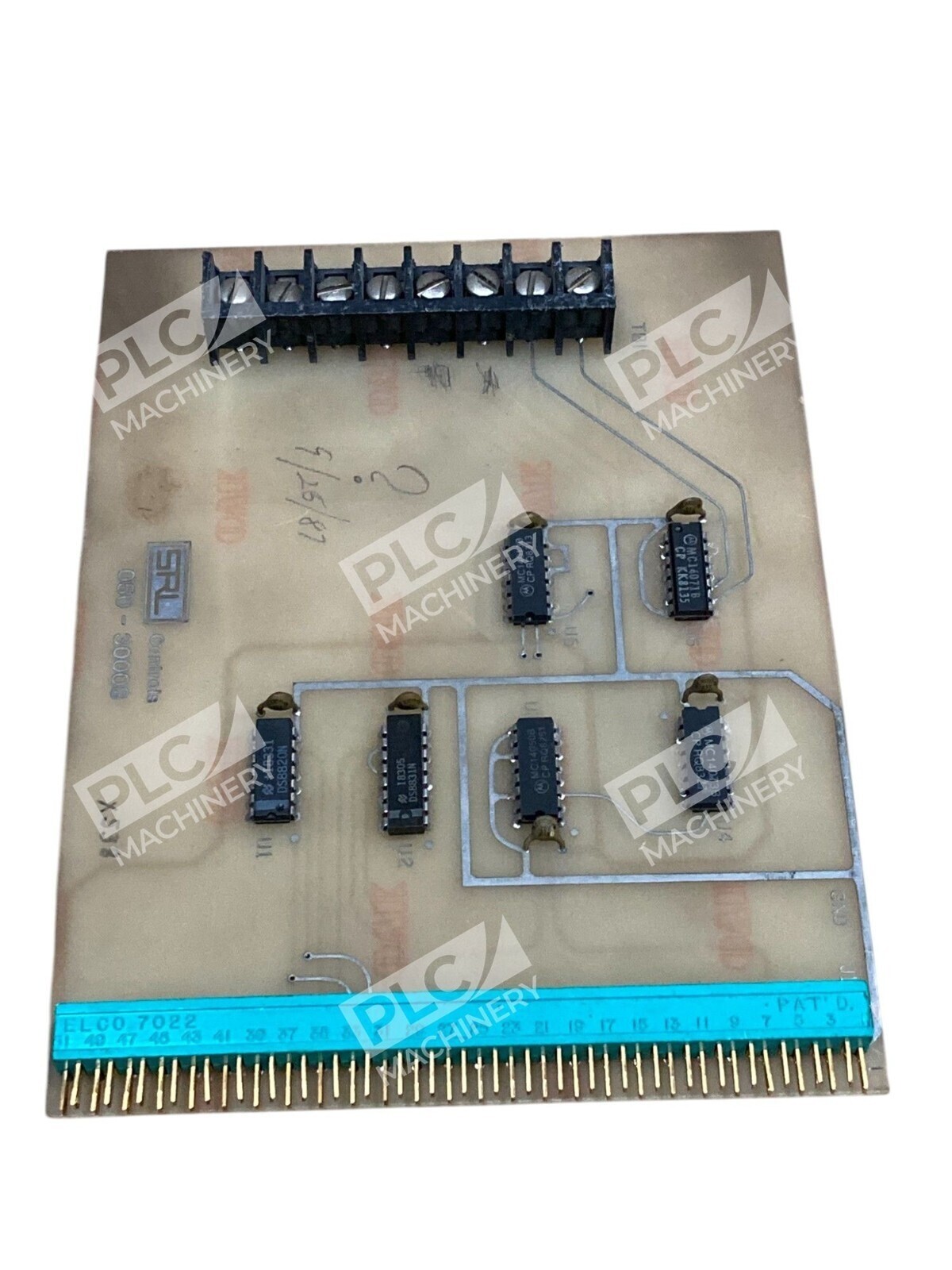 SRL Controls 050-30008 - SRL Controls Elco DGS 250-30008 PCB Circuit Board 050-30008