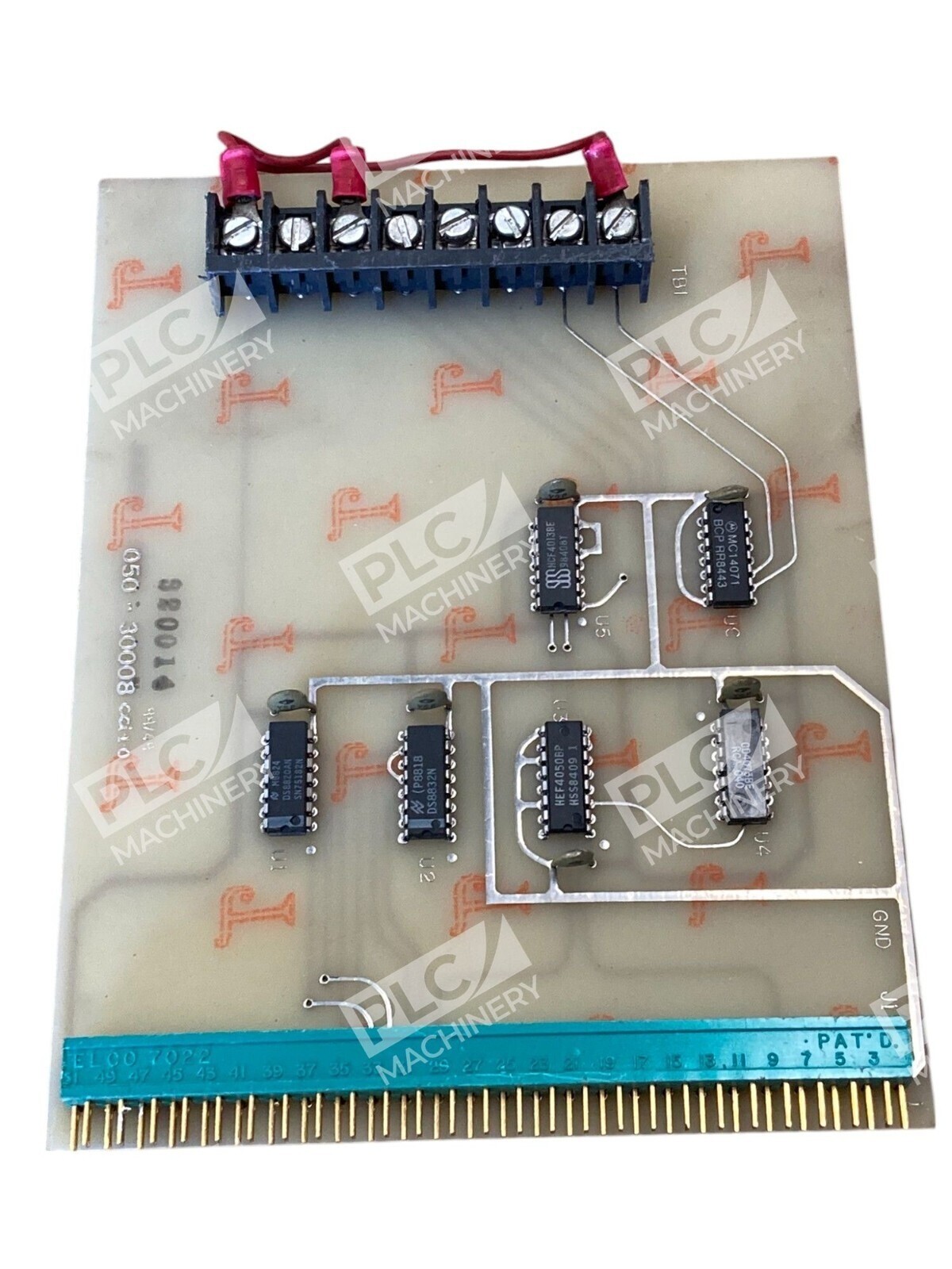 Elco DGS Telrad 920014 250-30008 PCB Circuit Board 050-30008 - Image 2