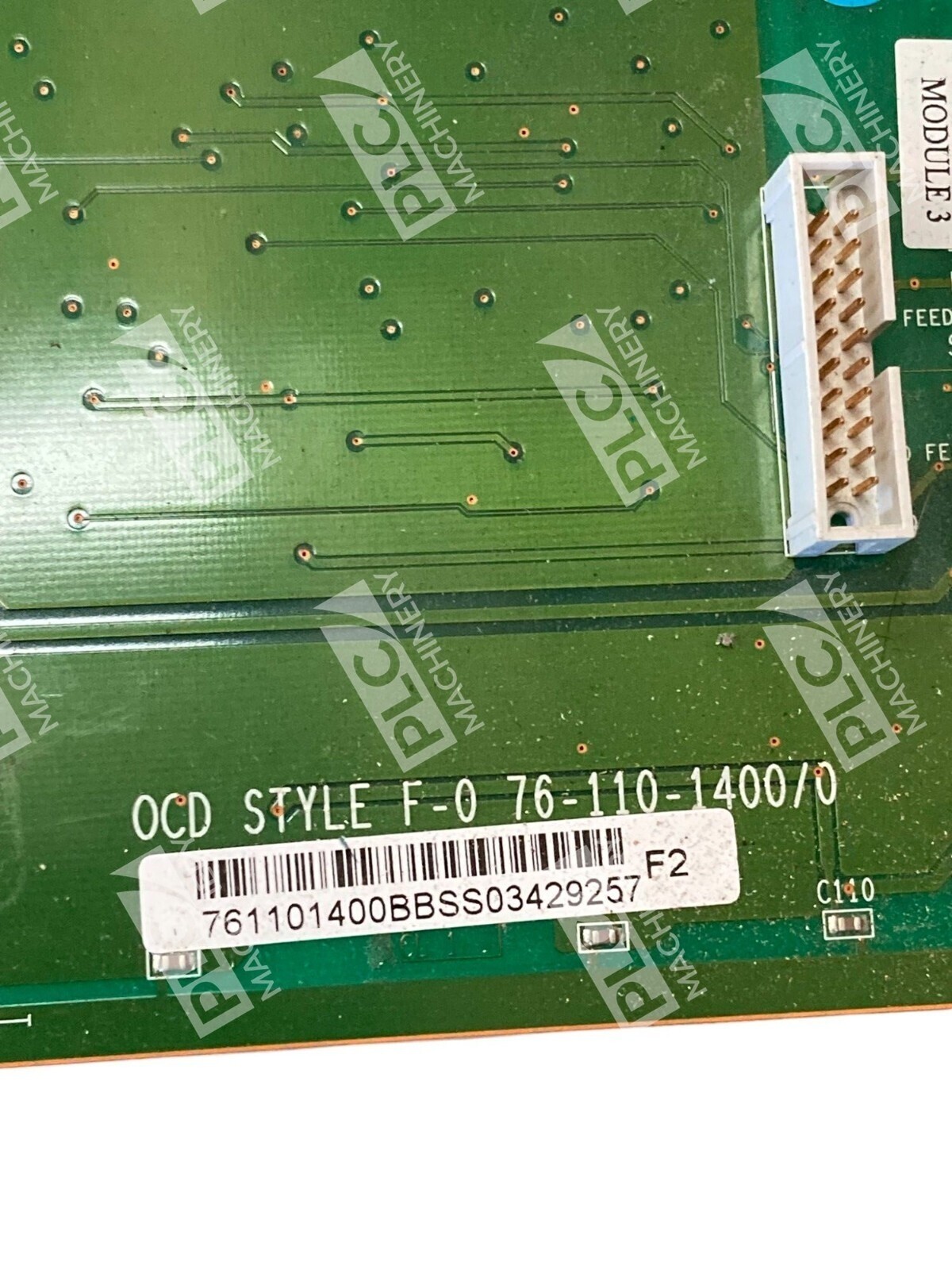 OCD REL-03 22-300-0395/0 STYLE PCB Circuit Board F-0 76-110-1400/0 - Image 3