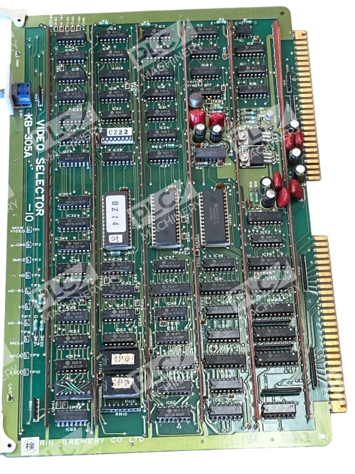 Kirin Brewery KB-305A - Kirin Brewery Video Selector-IO PCB Circuit Board KB-305A
