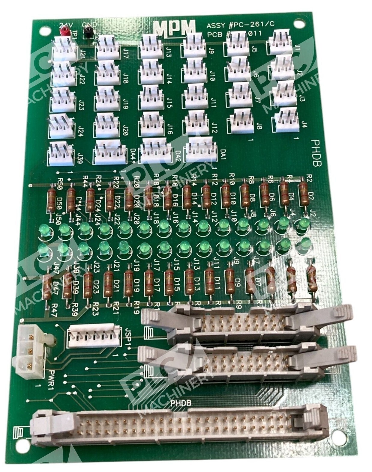 MPM PC-261/C - MPM PHDB PCB PW-011 PC-261 Rev E 0124006C Circuit Board PC-2