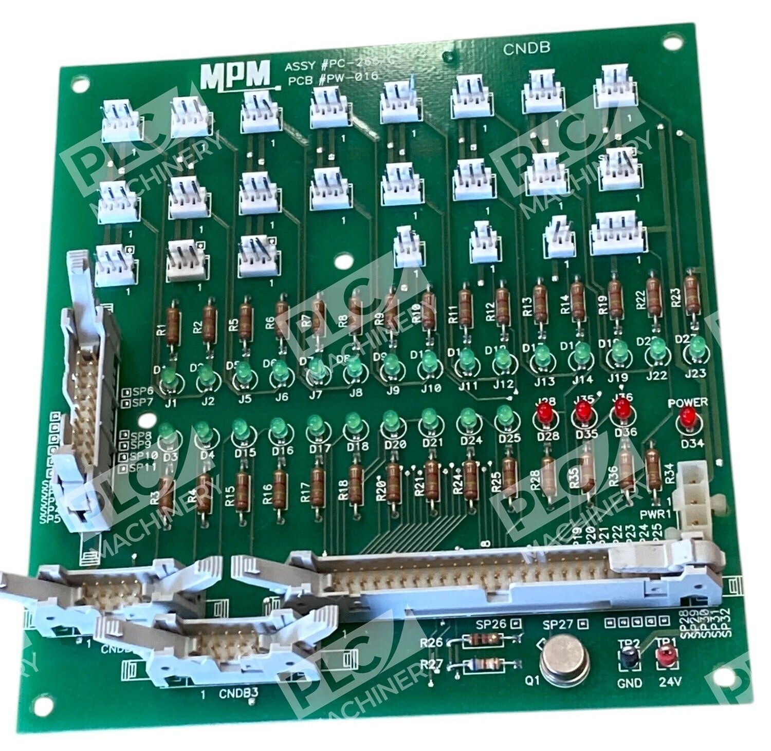 MPM PC-266/C - MPM CNDB PCB PW-016 Rev C 0123014C Circuit Board PC-266/C