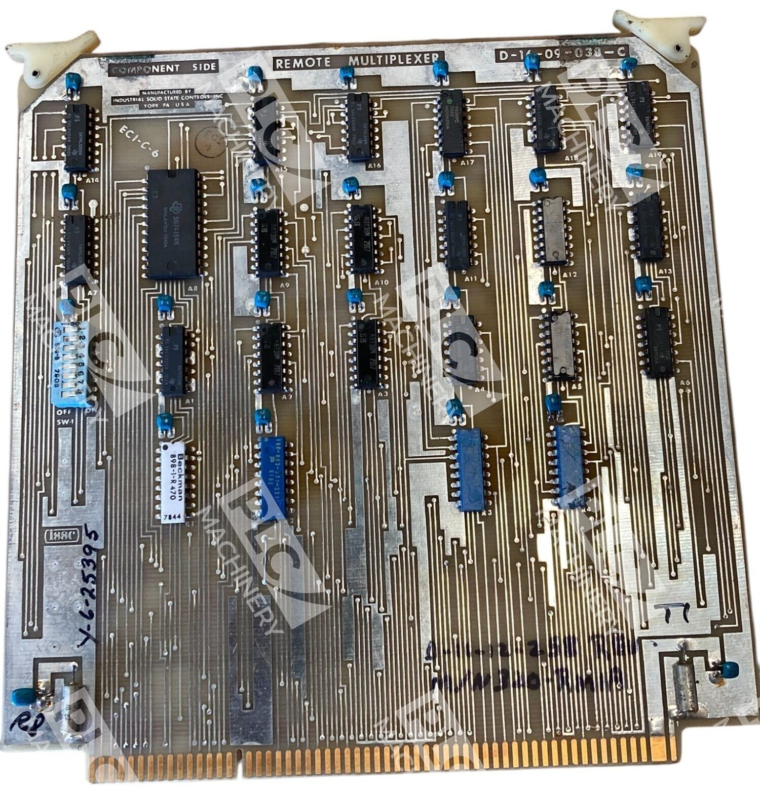 ISSC ECI-C-6 Remote Multiplexer PCB Circuit Board D-16-09-038-C - Image 3