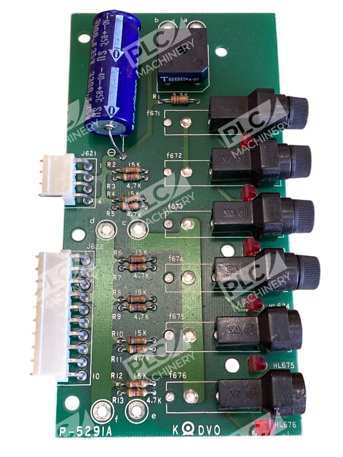Kodvo P-5291A - Kodvo Ishida PCB W/ Fuse Holder LED Indicator P-5291A