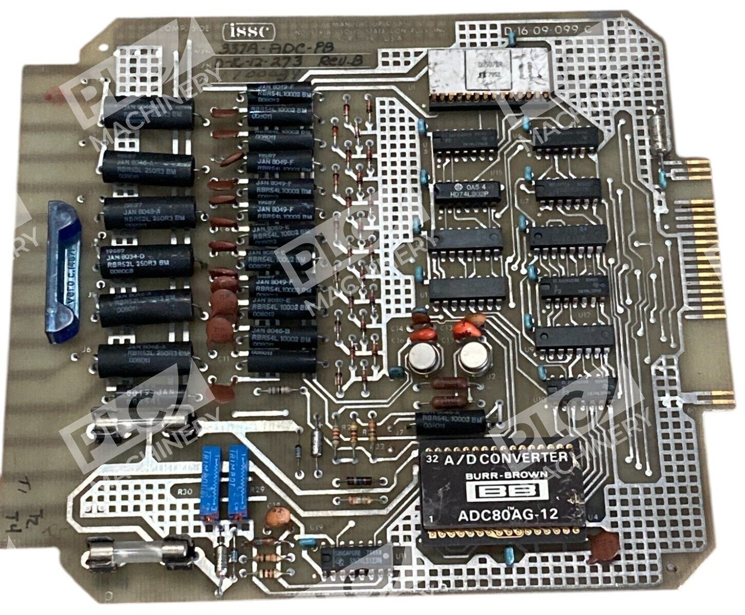 ISSC D-16-09-099-C - ISSC 337A-ADC-PB D-16-12-273 Rev B PCB Circuit Board D-16-09