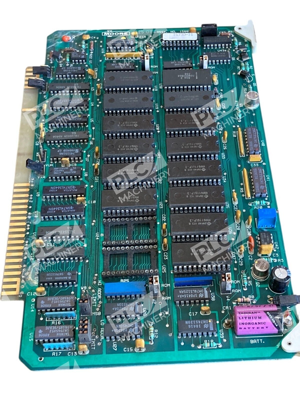 Moore 15669-1 - Moore PC Board Memory Board Circuit Card PCB 15669-1