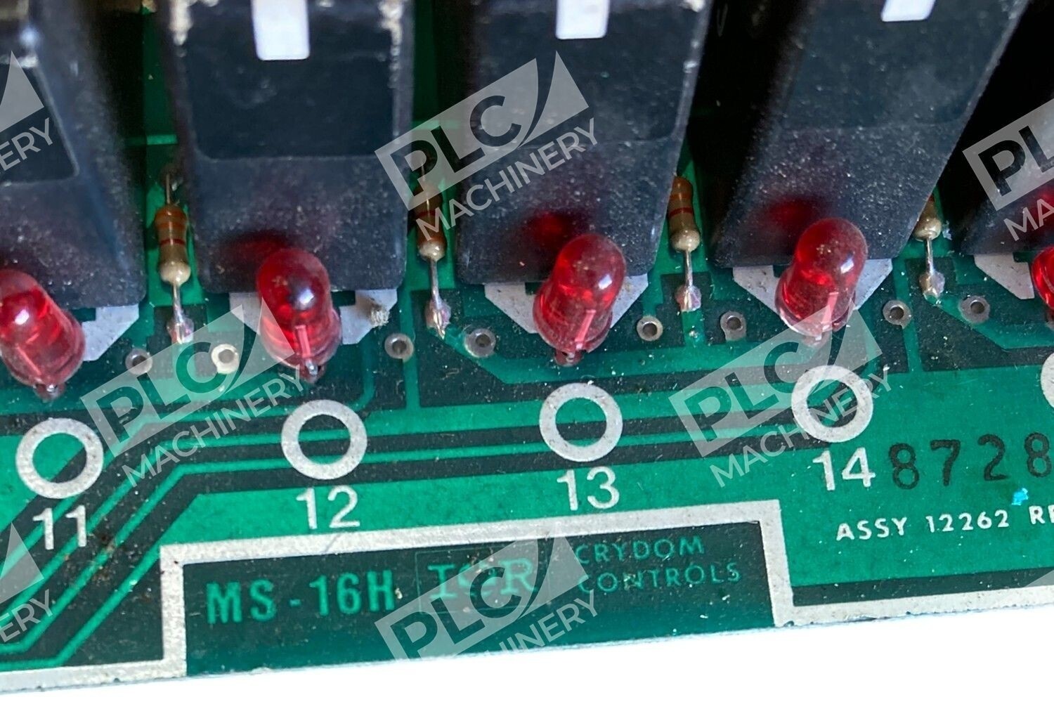 Crydom Controls IOR 14872815 12262 Rev D Relay Circuit Board W/ Relays MS-16H - Image 3